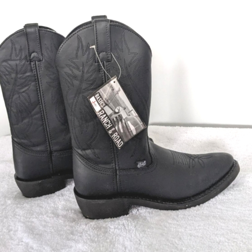 Leather Cowboy Boots